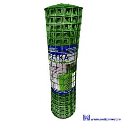 Пластиковая сетка ПВХ (садовая решетка) с размером ячеек 50x50 мм